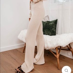 NWT VICI Fran Cotton Ribbed Pants